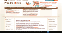 Desktop Screenshot of prirodnicestou.cz
