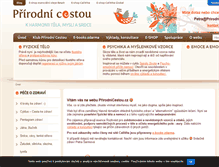 Tablet Screenshot of prirodnicestou.cz